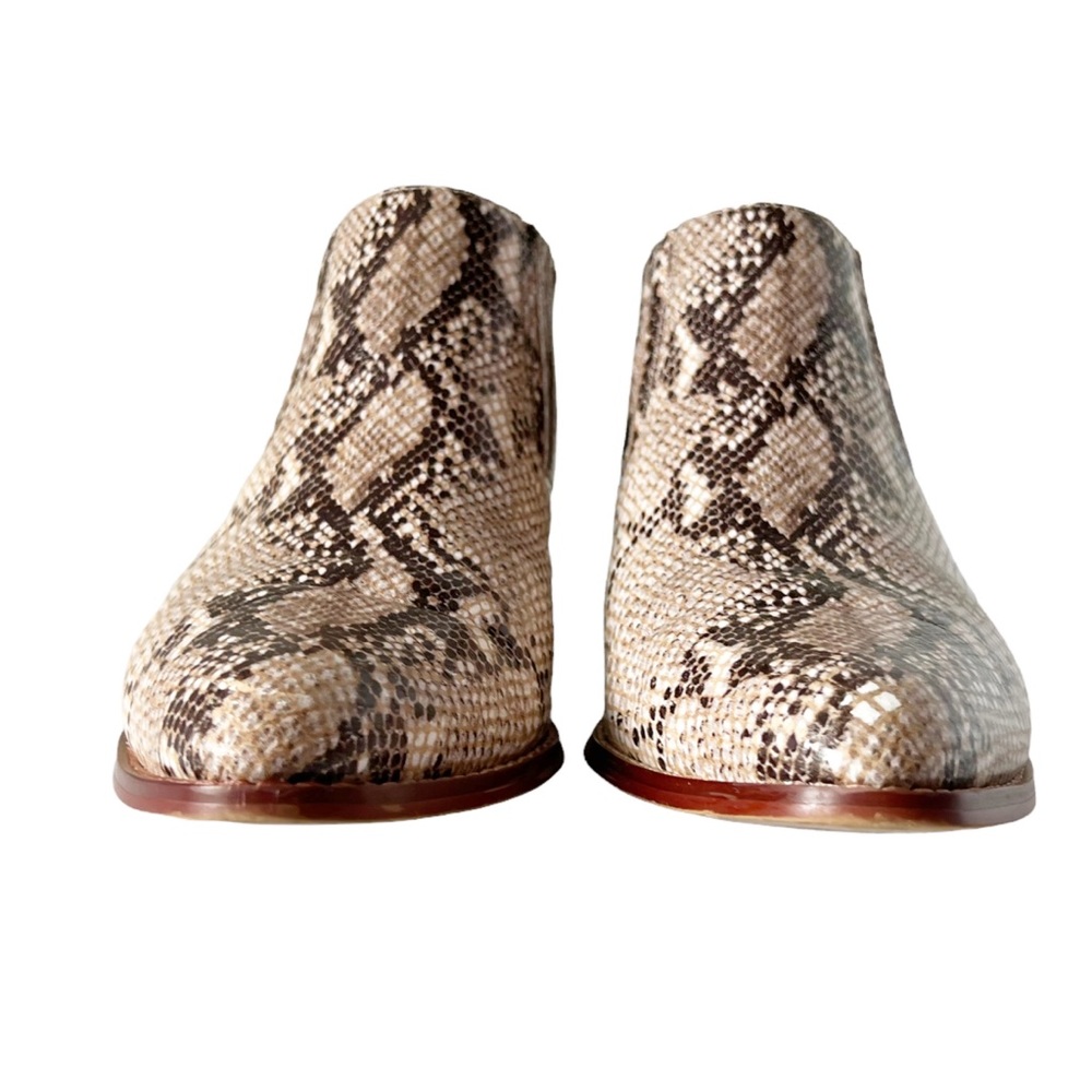 Anthropologie Marion Python Ankle Bootie | 9.5 - image 8